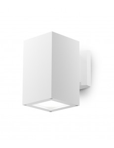 Amon applique E27 quadrato bianco IP65 lampada esterno