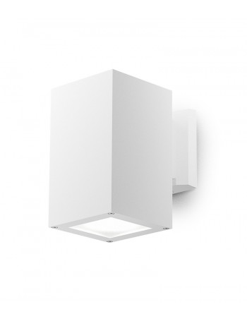 Amon applique E27 quadrato bianco IP65 lampada esterno