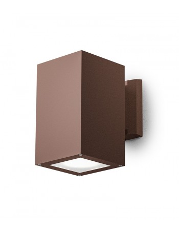 Amon applique E27 quadrato ruggine IP65 lampada esterno