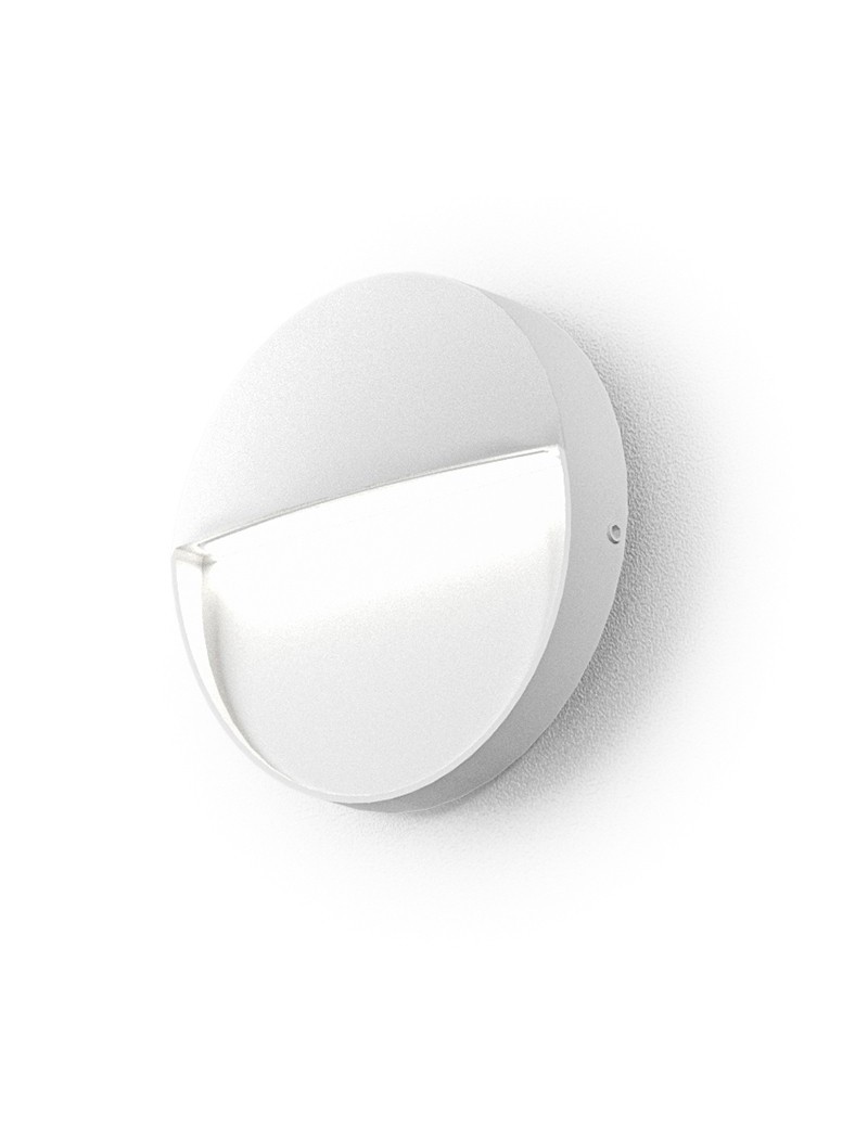 Gea Luce Sol lampada da esterno LED segnapasso 3watt rotondo bianco IP65