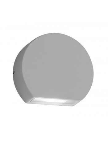Luly lampada LED segnapasso 5watt rotondo alluminio IP54 3000k 4000k