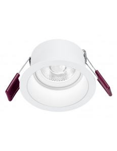Dione faretto 8w 3000k led incasso cartongesso rotondo bianco 2