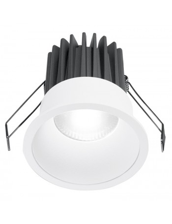 Celia faretto IP20 LED 10w 3000k incasso cartongesso rotondo bianco 