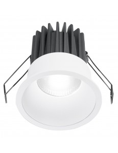 Celia grande faretto 20w 3000k led incasso cartongesso tondo bianco