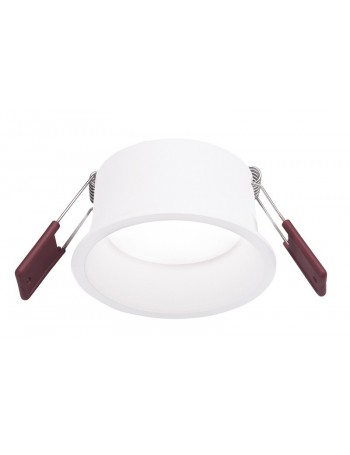 Vega spotlight IP20 LED 10w luce calda o naturale incasso cartongesso rotondo bianco 