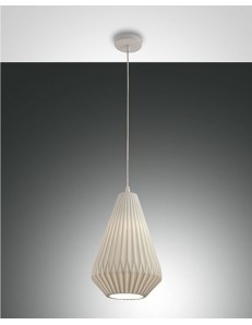 Vigor pendel lampada ceramica cucina bianca E27