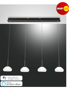 Arabella lampada barra LED 32w dimmerabile 4 diffusori bianchi regolabili