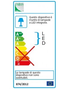Arabella lampada barra LED 32w dimmerabile 4 diffusori bianchi regolabili 2