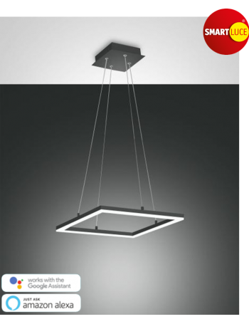 FABAS LUCE: Bard sospensione LED quadrata dimmerabile antracite in offerta