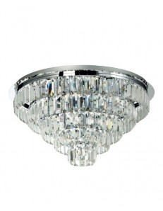 Castle grande lampadario rotondo oro o argento da salone con pendenti mattonelle cristallo a frangia