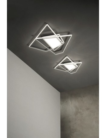 Galaxy plafoniera design grande 67w LED oro silver stilizzata dimmerabile ondaluce  Galaxy plafoniera design grande 67w LED oro silver stilizzata dimmerabile ondaluce