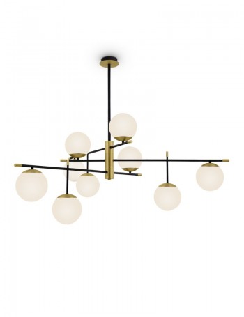 Nostalgia lampada a sospensione moderna Opaco Oro  E14 Vetro Maytoni