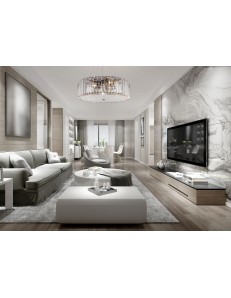 Recinto plafoniera  moderna Cromo E27 Cristallo Maytoni