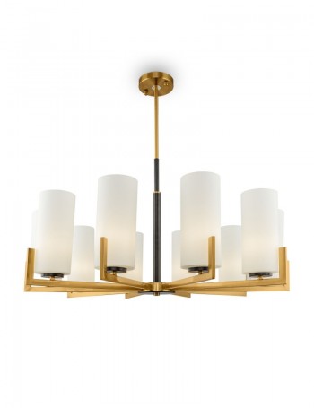 Fortano lampadario moderna Ottone E27 Vetro Maytoni