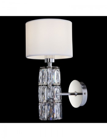 Talento applique paralume bianco vetro pendente Metallo e Vetro E14 Maytoni