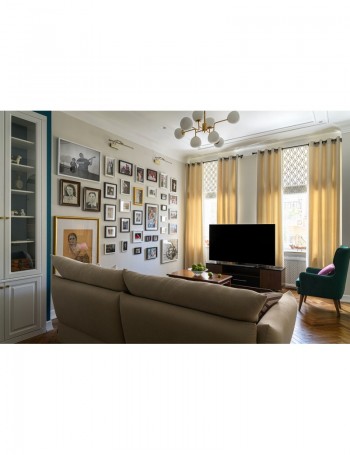 Erich lampadario ottone camera con sfere biache Metallo E14 Maytoni
