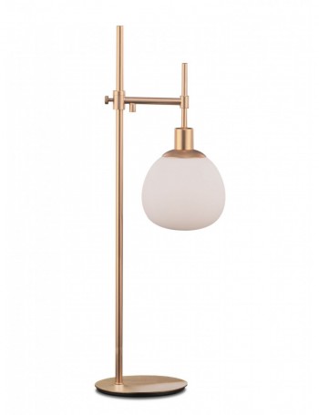Erich lampada da comodino minimal design sfera bianca Metallo E14 Maytoni