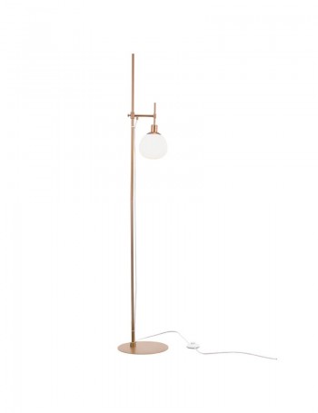 Erich piantana minimal ottone moderna con dissufore sfera Metallo E14 Maytoni