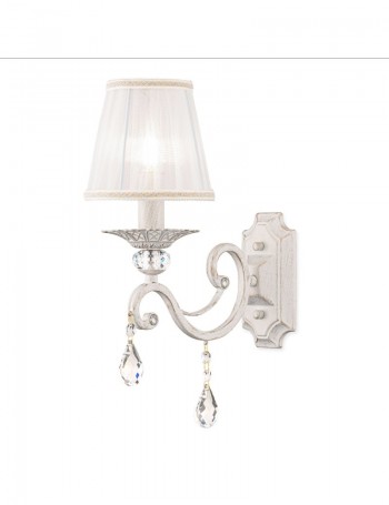Grace applique paralume e cristalli shabby Metallo E14 Maytoni