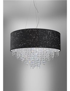 ANTEALUCE: Sospensione glitter con cristalli a cascata 75cm in offerta 2
