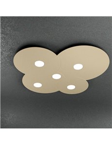 TOP LIGHT: Cloud applique plafoniera design nuvola bianco 73x67cm in offerta 2