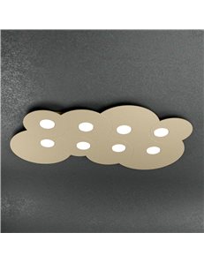 TOP LIGHT: Cloud applique plafoniera bianco design moderno 93x56cm in offerta 2