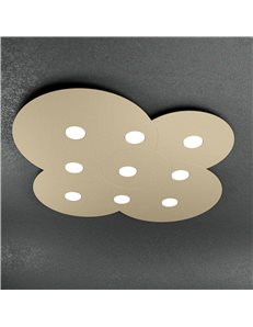 TOP LIGHT: Cloud applique plafoniera design nuvola bianco 89x86cm in offerta 2