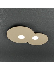TOP LIGHT: Cloud applique plafoniera bianco design moderno 50x35cm in offerta 2