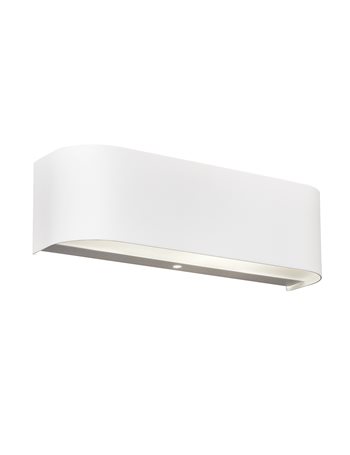 Adriano applique arrotondata biemissione led bianca