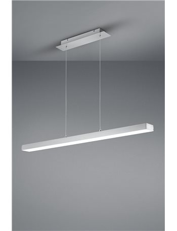 Agano sospensione touch led dimmerabile rettangolare