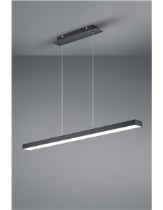 Agano sospensione dimmerabile touch led nera