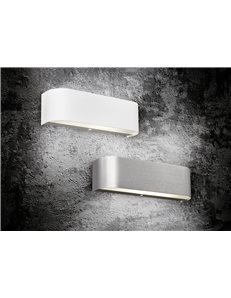 Adriano applique arrotondata biemissione led bianca 2