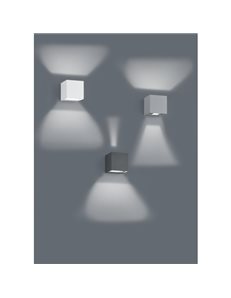 Adaja Ip54 lampada da parete led 3 watt biemissione fascio regolabile 2
