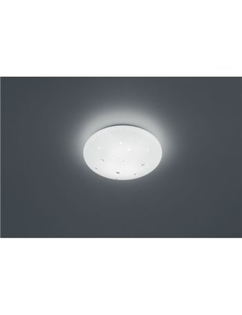 Achat plafoniera grande effetto ielo stallato dimmerabile led 40 watt