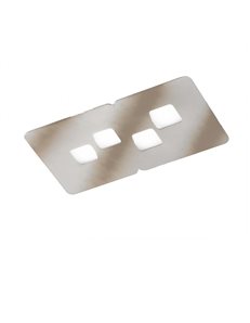 GEA LUCE: Bilbao plafoniera GX53 LED piccola bianco rettangolare design in offerta