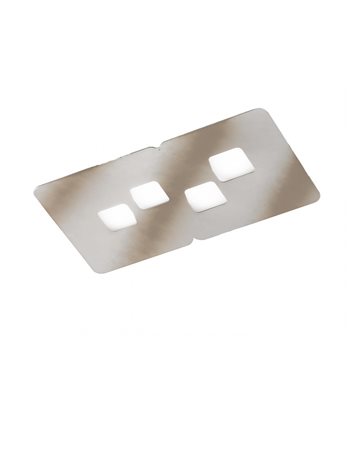 GEA LUCE: Bilbao plafoniera GX53 LED piccola bianco rettangolare design in offerta