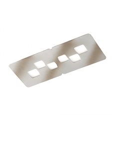 GEA LUCE: Bilbao plafoniera GX53 LED media bianco rettangolare design in offerta