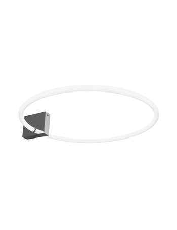 Anillo plafoniera LED  Moderno cromo Metallo IP 20 