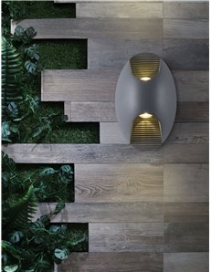 Times Square lampada da parete LED Maytoni Outdoor metallo bianco IP 54