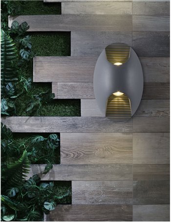 Times Square lampada da parete LED Maytoni Outdoor metallo bianco IP 54