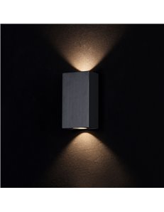 Times Square lampada da parete LED Maytoni Outdoor metallo nero IP 54