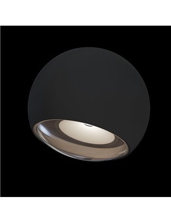 Stream lampada da parete LED Maytoni Outdoor alluminio nero IP 54