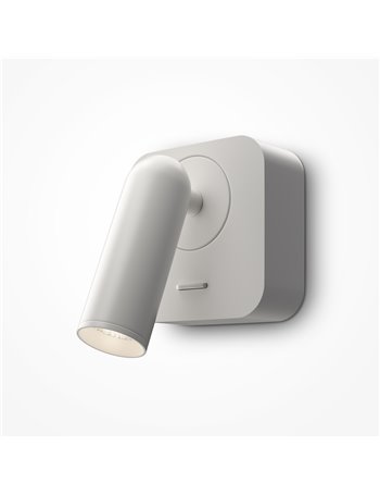 Mirax lampada da parete LED Maytoni Technical metallo bianco IP 20