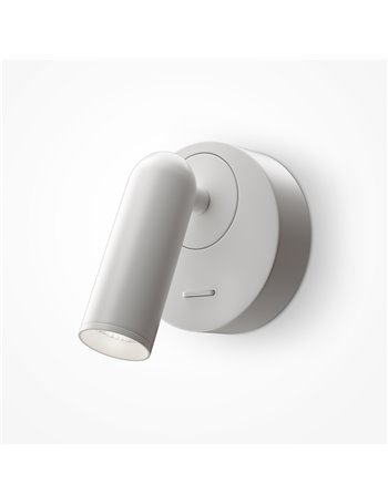 Mirax lampada da parete LED Maytoni Technical metallo bianco IP 20