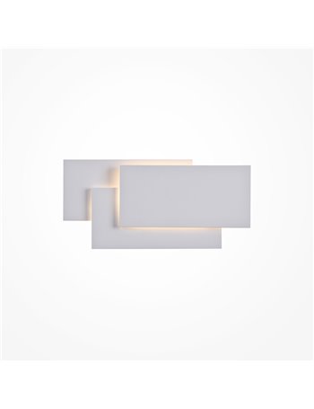 Trame lampada da parete LED Maytoni Technical metallo bianco IP 20