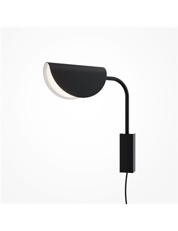 Mollis applique G9 moderno metallo nero IP 20