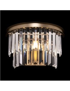 Revero applique E14 classico metallo e vetro ottone IP 20 2