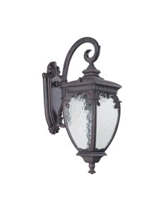Fleur applique E27 esterno Alluminio bronzo antico IP 44
