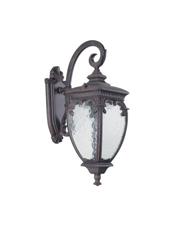 Fleur applique E27 esterno Alluminio bronzo antico IP 44