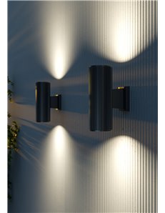 Rando applique E27 esterno metallo nero IP 54